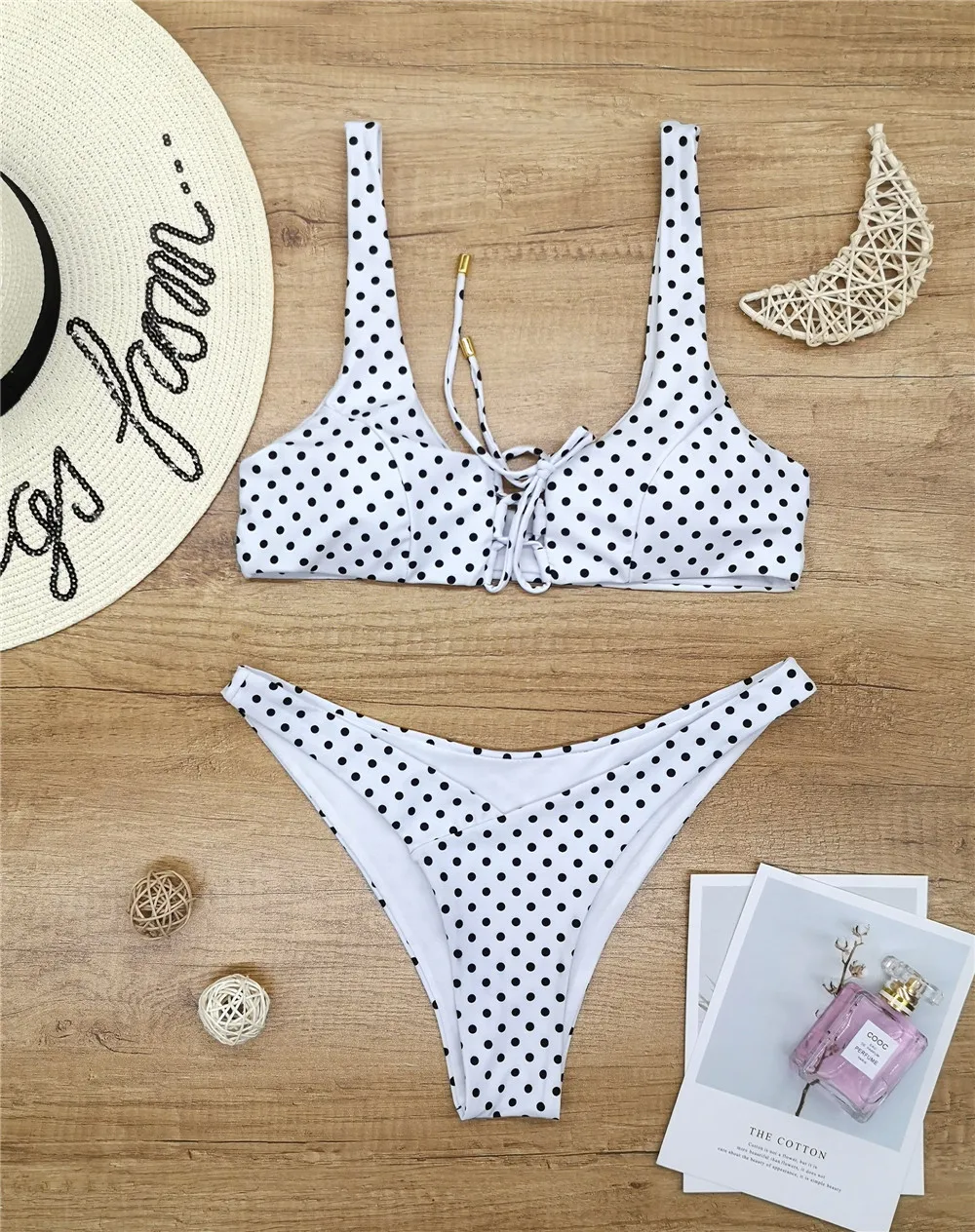 Sexy Bikini Women Swimsuit Drawstring Polka Dot Printing Push up Mujer Swimwear Bikinis For Women Swimming Bath Suit+Gift
Sexy Bikini Women Swimsuit Drawstring Polka Dot Printing Push up Mujer Swimwear Bikinis For Women Swimming Bath Suit+Gift