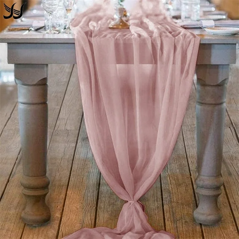 Chiffon Table Runner 29x120 Inches Romantic Wedding Runner Sheer Bridal Party Decorations Dinning Table Decor
Chiffon Table Runner 29x120 Inches Romantic Wedding Runner Sheer Bridal Party Decorations Dinning Table Decor