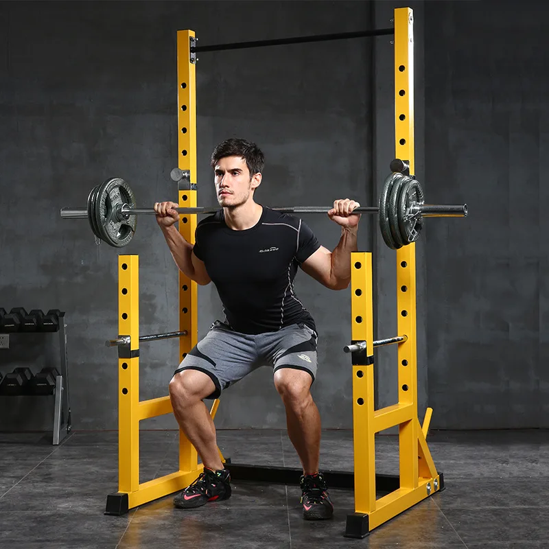 Half-frame Squat Rack Barbell Stand Squat Equipment Fitness Equipment Multi-functional Barbell Suit Household Squat Holder
Half-frame Squat Rack Barbell Stand Squat Equipment Fitness Equipment Multi-functional Barbell Suit Household Squat Holder