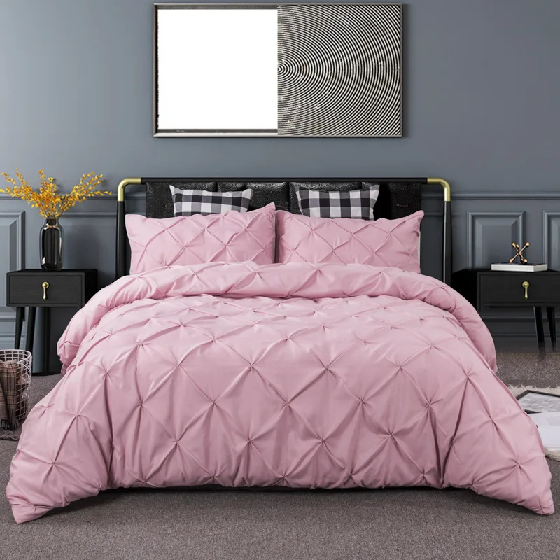 White Duvet Cover Set Pinch Pleat 2/3pcs Twin/Queen/King Size Bedclothes Bedding Sets Luxury Home Hotel Use(no filling no sheet)
White Duvet Cover Set Pinch Pleat 2/3pcs Twin/Queen/King Size Bedclothes Bedding Sets Luxury Home Hotel Use(no filling no sheet)