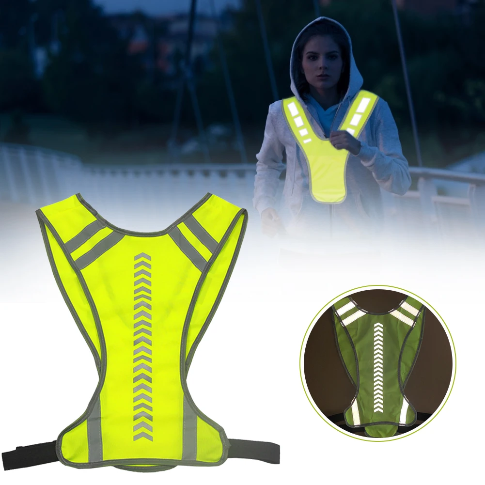 Outdoor Night Riding Running Reflective Vest Safety Security Sports Vest Night Bicycle Cycling Riding Jogging Vest Guiding Light
Outdoor Night Riding Running Reflective Vest Safety Security Sports Vest Night Bicycle Cycling Riding Jogging Vest Guiding Light