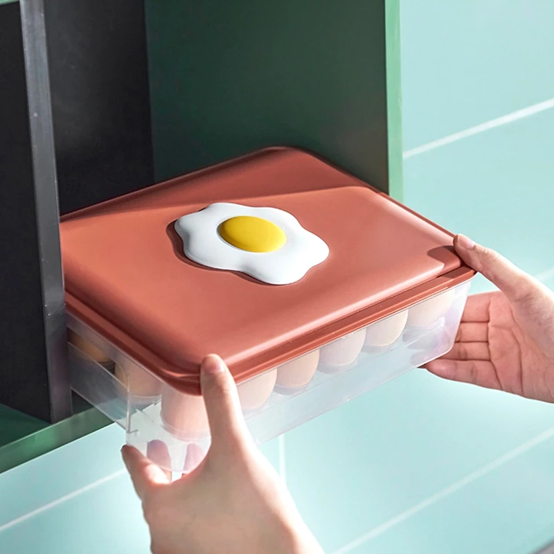 Clear Covered Egg Holders for Refrigerator Holder Tray Storage Box Dispenser Eggs Containers 24 Grids
Clear Covered Egg Holders for Refrigerator Holder Tray Storage Box Dispenser Eggs Containers 24 Grids