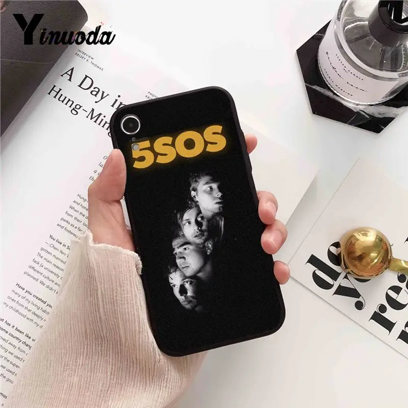 Yinuoda 5Sos band YOUNGBLOOD 5 секунд Летний чехол для iPhone X XS MAX 6 6S 7 7plus 8 8Plus 5S XR 11 pro max | Мобильные