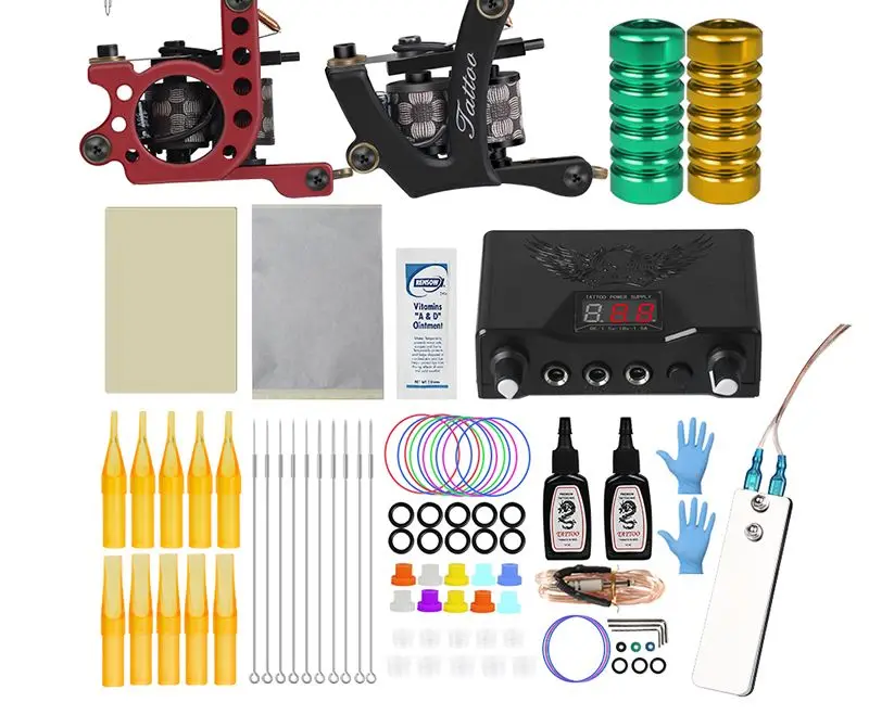 Complete Tattoo Kit Coil Tattoo Machine Set Tattoo Power Supply Needles Professional Tattoo Machine Kit for Beginner Starter
Complete Tattoo Kit Coil Tattoo Machine Set Tattoo Power Supply Needles Professional Tattoo Machine Kit for Beginner Starter