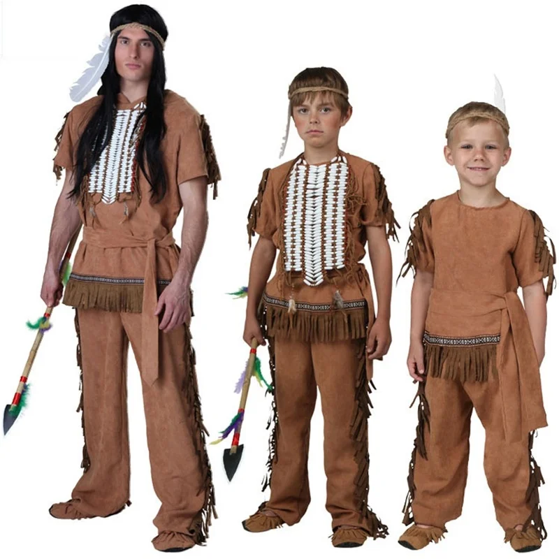 Adult Kid Boys Men African Original Indian Chief Jungle Costume Wild Man Halloween Party Cosplay Carnival Children 
Adult Kid Boys Men African Original Indian Chief Jungle Costume Wild Man Halloween Party Cosplay Carnival Children