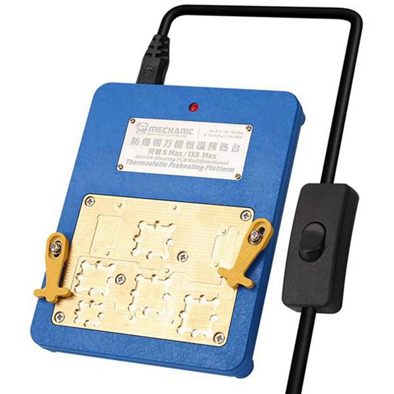 MECHANIC IX5 Max Mini Thermostat Welding Platform Desoldering Heater for iPhone X/Xs/Xs Max/11/11 Pro/Pro Max US Plug
MECHANIC IX5 Max Mini Thermostat Welding Platform Desoldering Heater for iPhone X/Xs/Xs Max/11/11 Pro/Pro Max US Plug