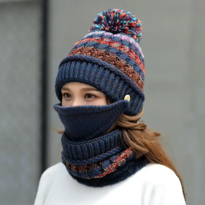 JIUCE042 Hot Two piece set Women Crochet Beanies Skullies Cap And Neck Warmer Winter Female Knitted hat +Scarf Set
JIUCE042 Hot Two piece set Women Crochet Beanies Skullies Cap And Neck Warmer Winter Female Knitted hat +Scarf Set