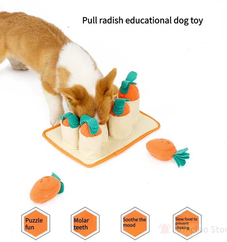 Плюшевые игрушки для домашних животных тренировочные головоломки собак