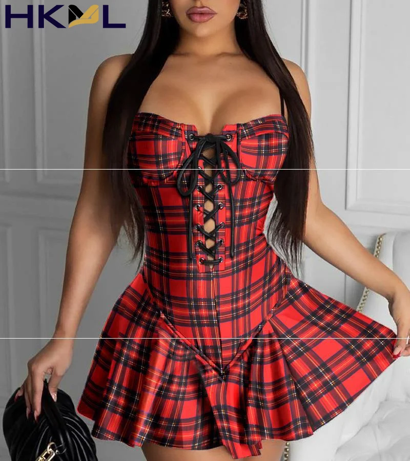 Women Eyelet Lace-up Lace Solid Color Trim PU Leather Hollow Sleeveless Tube Top Mini Dress 2021 New
Women Eyelet Lace-up Lace Solid Color Trim PU Leather Hollow Sleeveless Tube Top Mini Dress 2021 New