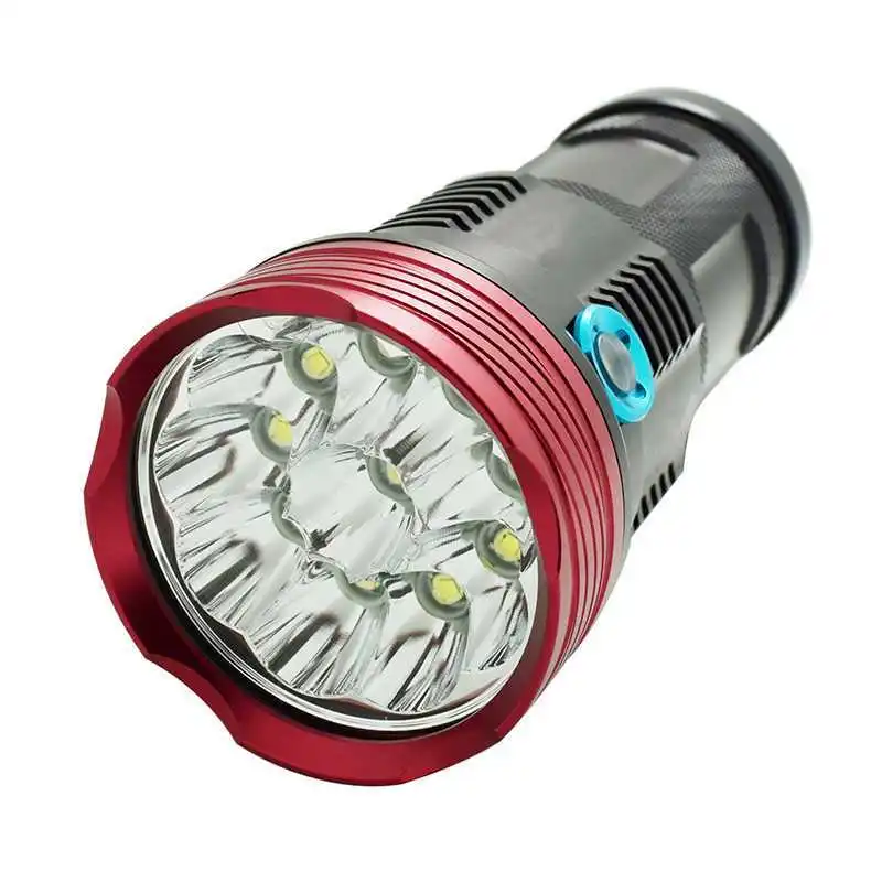 

Powerful 10000 Lumens XM-L T6 Torch 10 Led Tactical Flashlight Lantern Waterproof 3 Modes Flashlights 18650 Lamp Camping Light