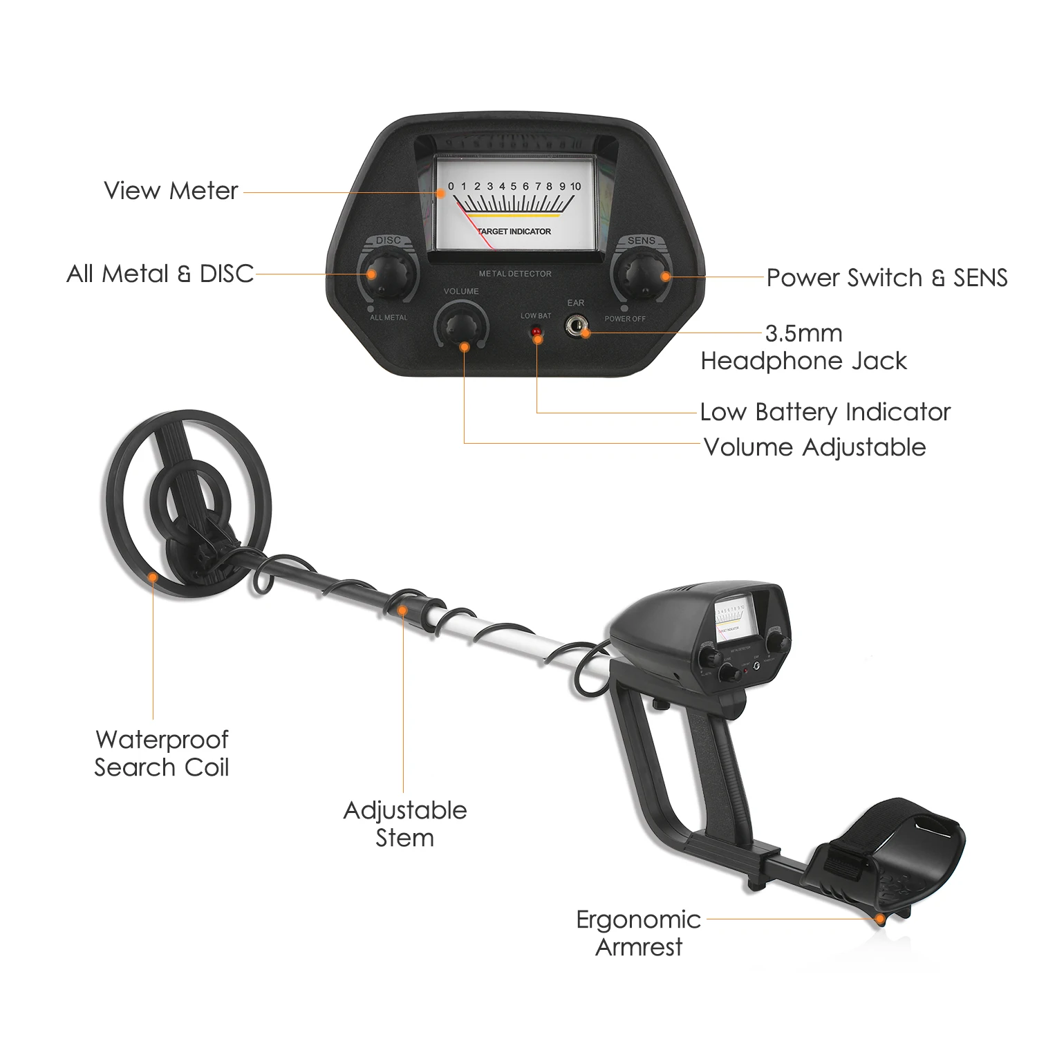 Underground Metal Detector Metal Finder High Precision Treasure Hunter Gold Digger Metal Seeker With Headphone Metal Finder
Underground Metal Detector Metal Finder High Precision Treasure Hunter Gold Digger Metal Seeker With Headphone Metal Finder