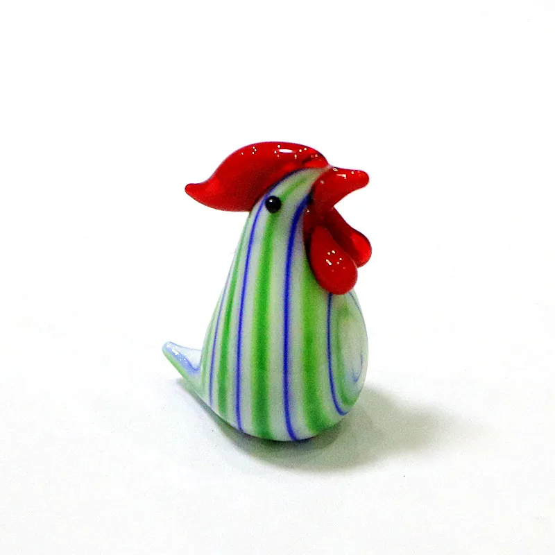 Mini Glass Chicken Figurine Japan Style Colorful Cute Poultry Animal Cock Craft Ornaments Easter Garden Home Decor Small Statue
Mini Glass Chicken Figurine Japan Style Colorful Cute Poultry Animal Cock Craft Ornaments Easter Garden Home Decor Small Statue