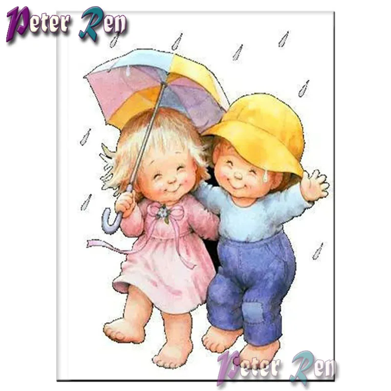 5d Happy boy and girl in the rain Diamond Painting DIY full Square\Round Rhinestone Embroidery Mosaic pictures Children gift
5d Happy boy and girl in the rain Diamond Painting DIY full Square\Round Rhinestone Embroidery Mosaic pictures Children gift