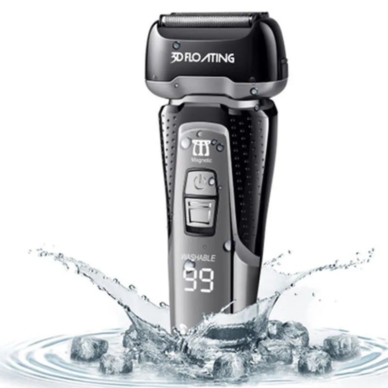 3 Blade Professional Wet & Dry Shaver Rechargeable Electric Shaver Razor For Men Beard Trimmer Shaving Machine LCD Display
3 Blade Professional Wet & Dry Shaver Rechargeable Electric Shaver Razor For Men Beard Trimmer Shaving Machine LCD Display