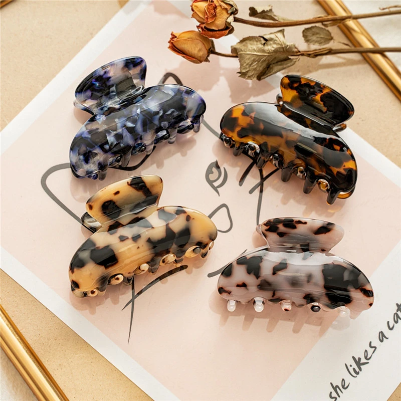 MueRaa Fashion Women Girls Leopard Printted Hair Claws Hair Clips Headwear Elegant Retro Hairgrips Ornament Hair Accessories
MueRaa Fashion Women Girls Leopard Printted Hair Claws Hair Clips Headwear Elegant Retro Hairgrips Ornament Hair Accessories