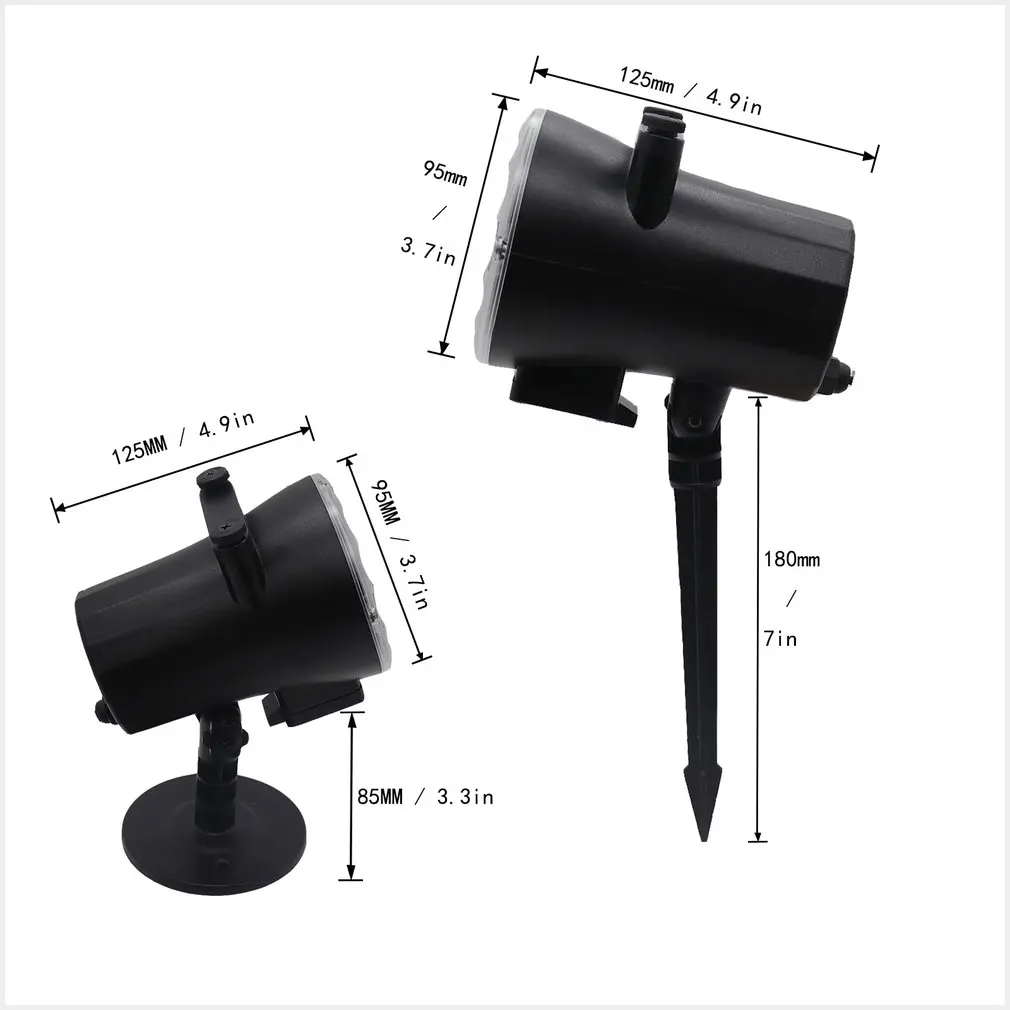 Christmas Landscape LED Lamp Low Power Consumption Laser Fairy Light Projection Projector Snowflake Outdoor Lawn
Christmas Landscape LED Lamp Low Power Consumption Laser Fairy Light Projection Projector Snowflake Outdoor Lawn