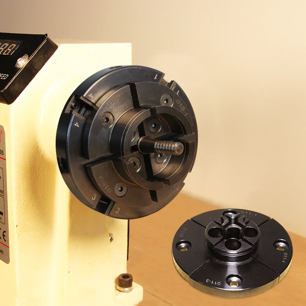 TASP 4" Wood Lathe Chuck 4 Jaw Self-Centering Woodworking Turning Tool with 2 Jaw Sets Mount Thread 1Inch 8TPI/M33x3.5/M18x2.5
TASP 4" Wood Lathe Chuck 4 Jaw Self-Centering Woodworking Turning Tool with 2 Jaw Sets Mount Thread 1Inch 8TPI/M33x3.5/M18x2.5