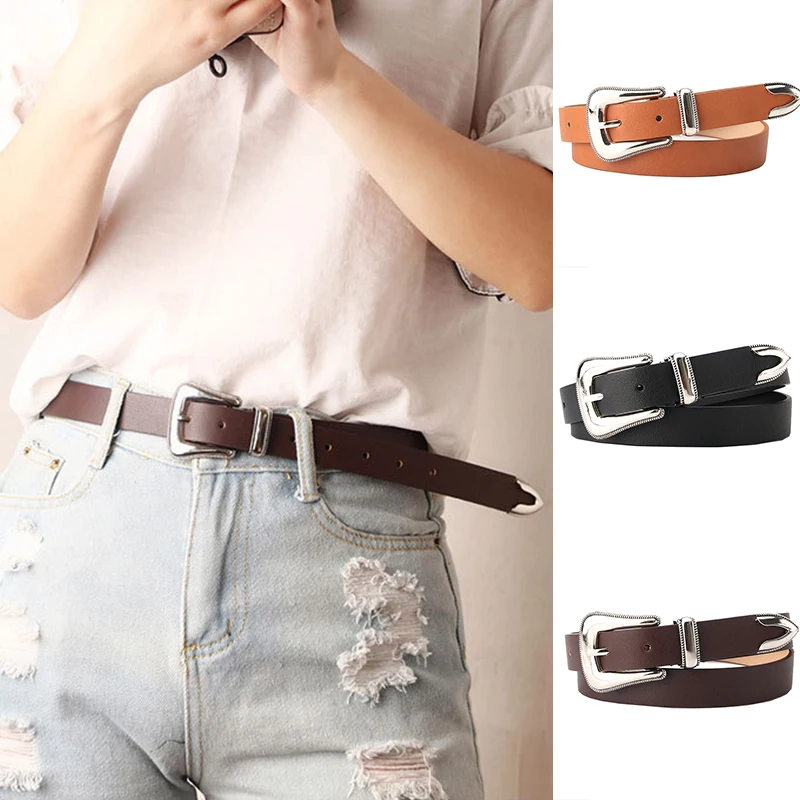 New Fashion Alloy Buckle Belts For Women Girls Durable Comfortable PU Leather Jeans Belt Casual Wild Female Waist Belts Hot
New Fashion Alloy Buckle Belts For Women Girls Durable Comfortable PU Leather Jeans Belt Casual Wild Female Waist Belts Hot