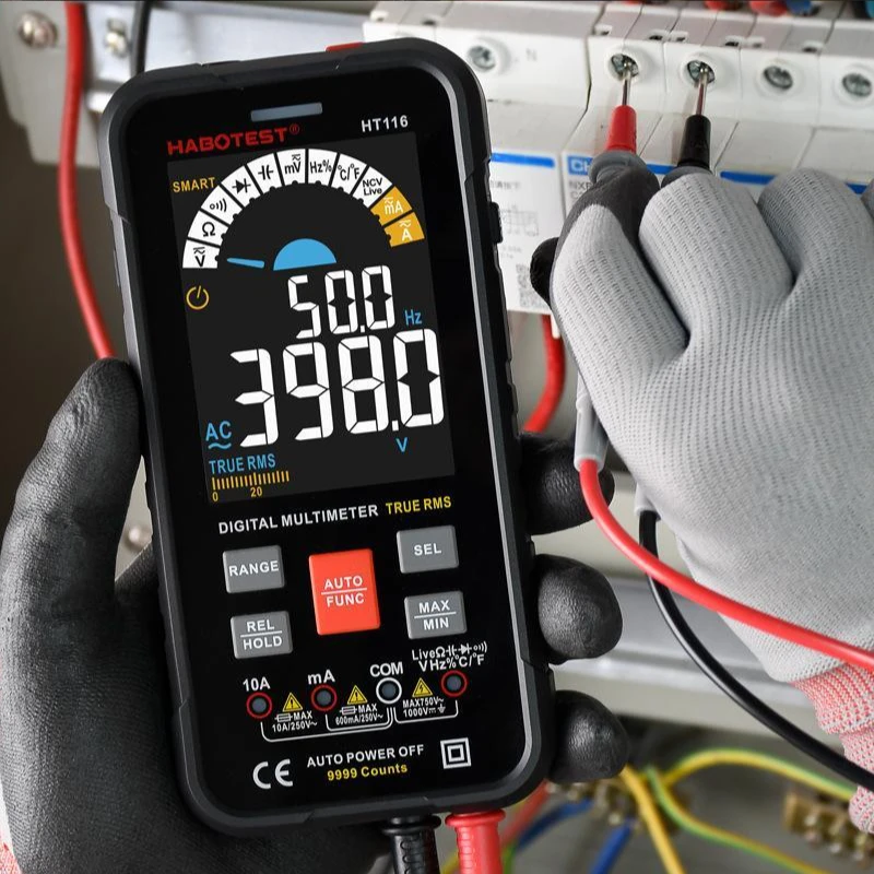 Ht116 Groot Scherm Vol Intelligente Multimeter Hoge Precisie Anti Burn Onderhoud Elektricien Volledige Automatische Range
Ht116 Groot Scherm Vol Intelligente Multimeter Hoge Precisie Anti Burn Onderhoud Elektricien Volledige Automatische Range