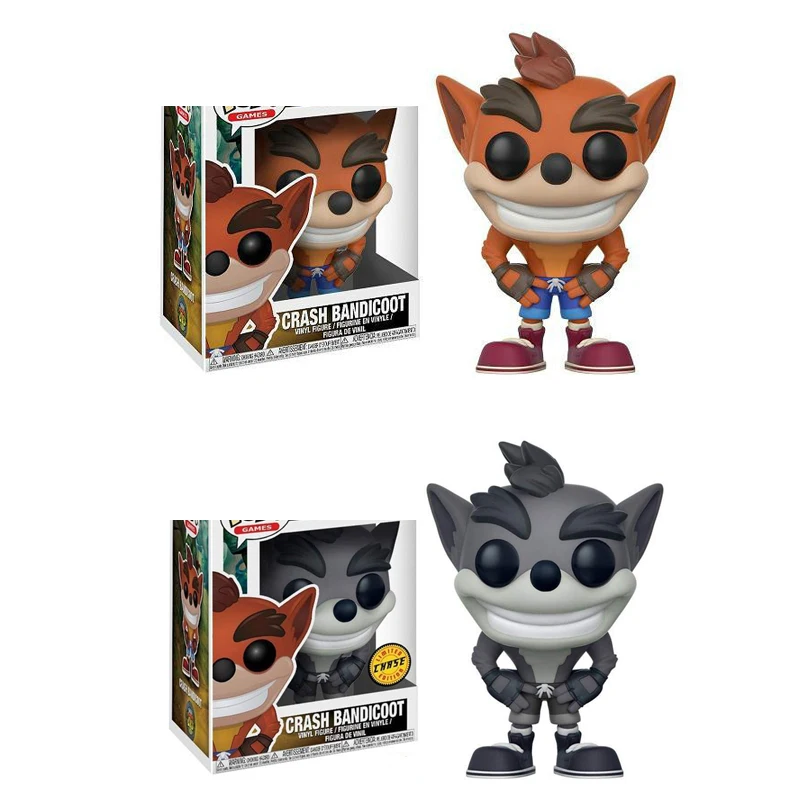 FUNKO новая мультяшная игра милый удар Bandicoot виниловая экшн фигурка Коллекционная