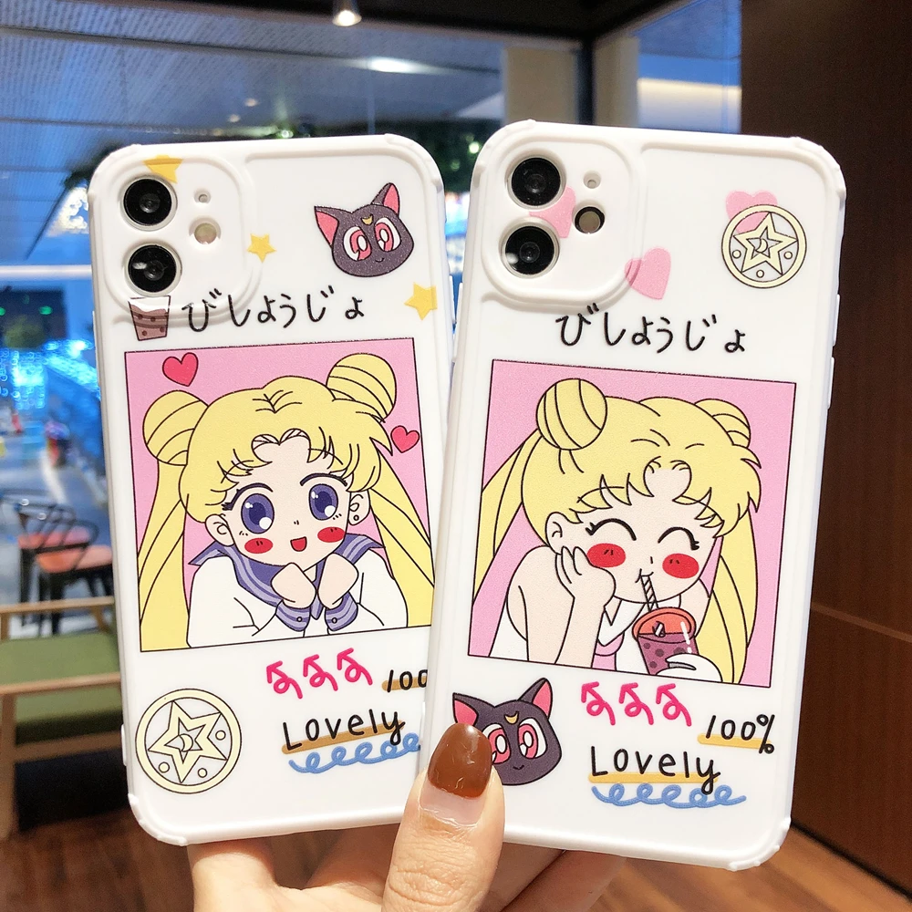 Cartoon Sailor Moon Case For iPhone 12 Pro Candy Color for iPhone 11 12 Pro Max XR 7 8 Plus 6s 6 SE 5S Phone Case TPU soft Cover
Cartoon Sailor Moon Case For iPhone 12 Pro Candy Color for iPhone 11 12 Pro Max XR 7 8 Plus 6s 6 SE 5S Phone Case TPU soft Cover
