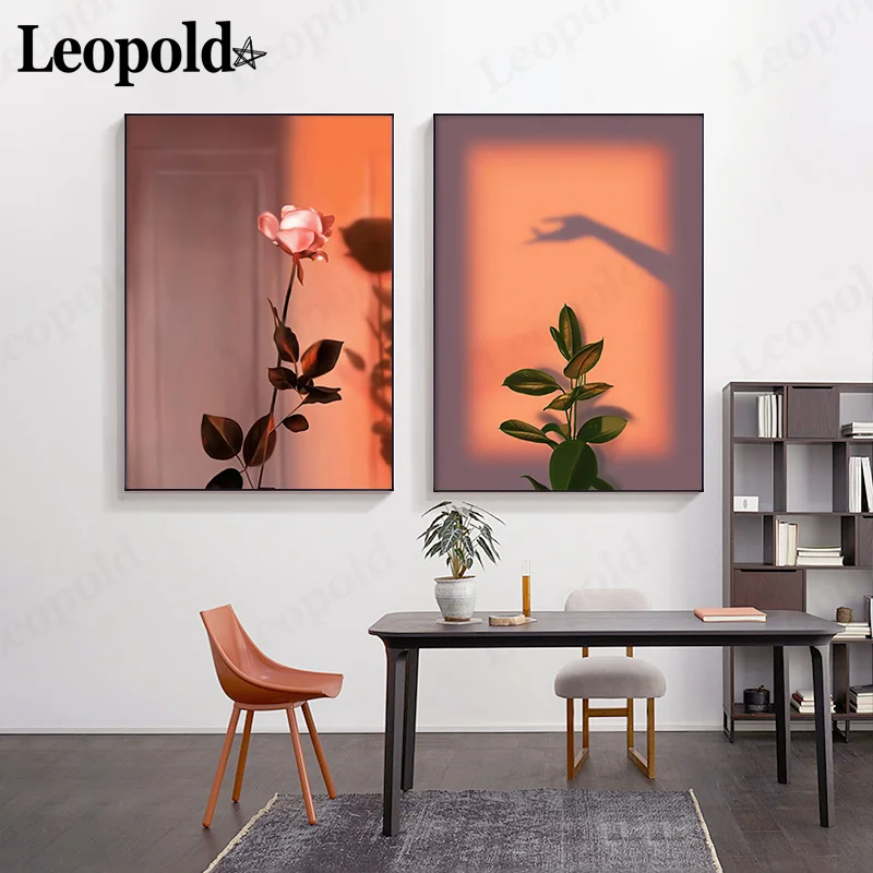 Modern Creative Sunset Flower Canvas Painting Hand Shadow Leaf Poster Wall Art Nordic Home Living Room Decoration Accessories
Modern Creative Sunset Flower Canvas Painting Hand Shadow Leaf Poster Wall Art Nordic Home Living Room Decoration Accessories