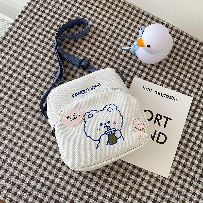 (Free Badge Pendant) Female Harajuku Ins Cartoon Cute Student Canvas Small Korean Forest Fresh One Shoulder Messenger Bag Women
(Free Badge Pendant) Female Harajuku Ins Cartoon Cute Student Canvas Small Korean Forest Fresh One Shoulder Messenger Bag Women