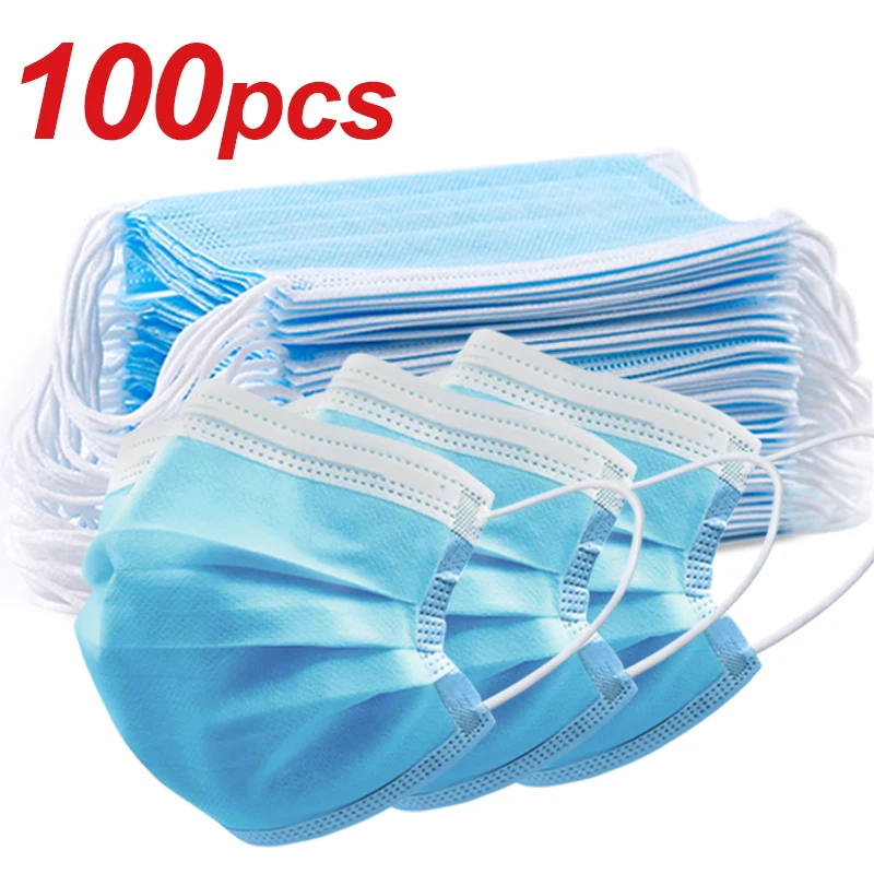 50Pcs/100pcs Mouth Masks Anti Dust Face Mask Disposable Mask Filter 3-laye Anti-Dust Meltblown Cloth Masks Earloops Masks
50Pcs/100pcs Mouth Masks Anti Dust Face Mask Disposable Mask Filter 3-laye Anti-Dust Meltblown Cloth Masks Earloops Masks
