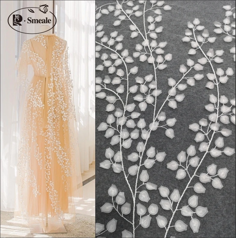 3D Flower Petal Branch Lace Fabric Wedding Dress Children's Clothing Fabric DIY Clothing Accessories RS2784
3D Flower Petal Branch Lace Fabric Wedding Dress Children's Clothing Fabric DIY Clothing Accessories RS2784