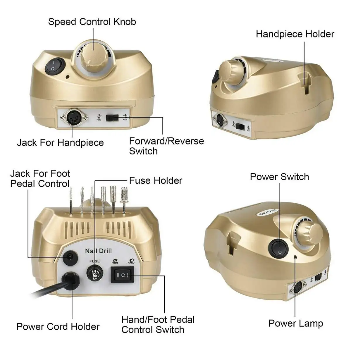 Professional Electric Manicure Set Professional Drill Accessory Nail File Bit Manicure Machine Electric Nail File Ceramic Nail
Professional Electric Manicure Set Professional Drill Accessory Nail File Bit Manicure Machine Electric Nail File Ceramic Nail