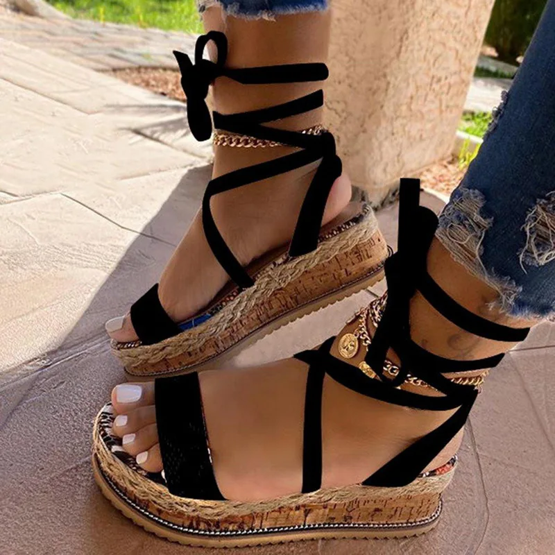 New Summer Women Snake Sandals Platform Heels Cross Strap Ankle Lace Peep Toe Beach Party Ladies Shoes Zapatos Sandals 
New Summer Women Snake Sandals Platform Heels Cross Strap Ankle Lace Peep Toe Beach Party Ladies Shoes Zapatos Sandals
