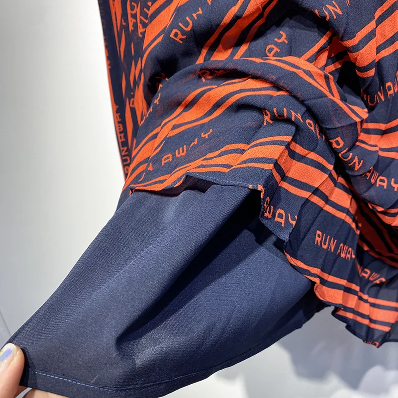 Women Pleated Skirt 2021 New Spring Autumn Letter Printed High Waist Midi Long Skirts
Women Pleated Skirt 2021 New Spring Autumn Letter Printed High Waist Midi Long Skirts