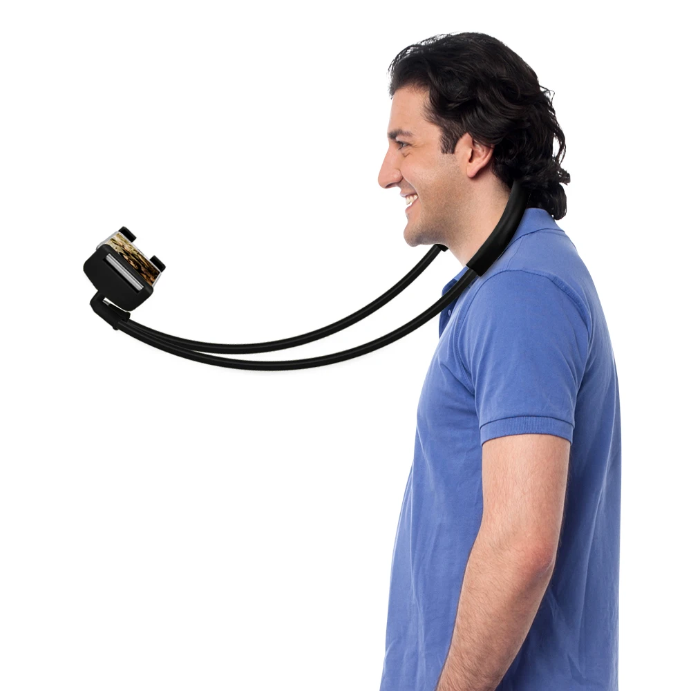 Neck Lazy Phone Holder Bracket 360 Rotating Flexible Bed Desktop Stand Mount Hang Neck Holder Universal For All Phone
Neck Lazy Phone Holder Bracket 360 Rotating Flexible Bed Desktop Stand Mount Hang Neck Holder Universal For All Phone