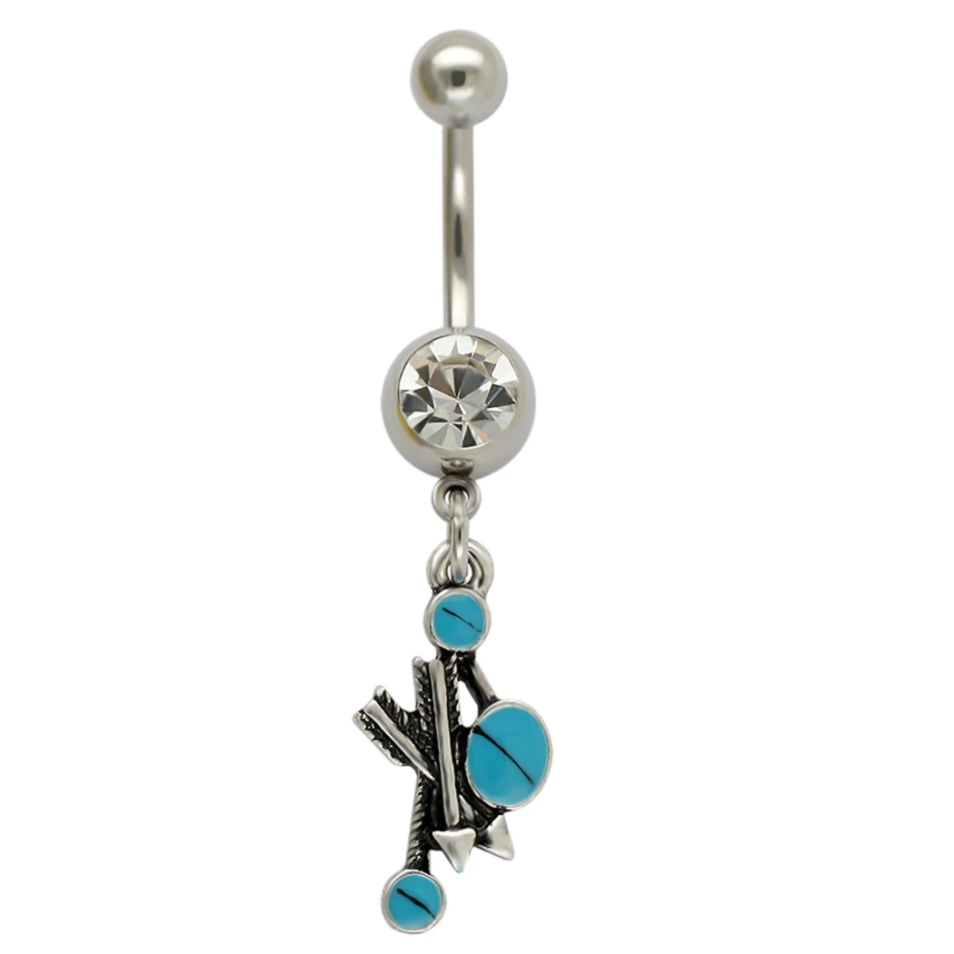 JHJT 14G Dangle Arrow Navel Belly Button Rings 316L Stainless Steel Nombril Sexy Navel Piercing Rings Jewelry
JHJT 14G Dangle Arrow Navel Belly Button Rings 316L Stainless Steel Nombril Sexy Navel Piercing Rings Jewelry