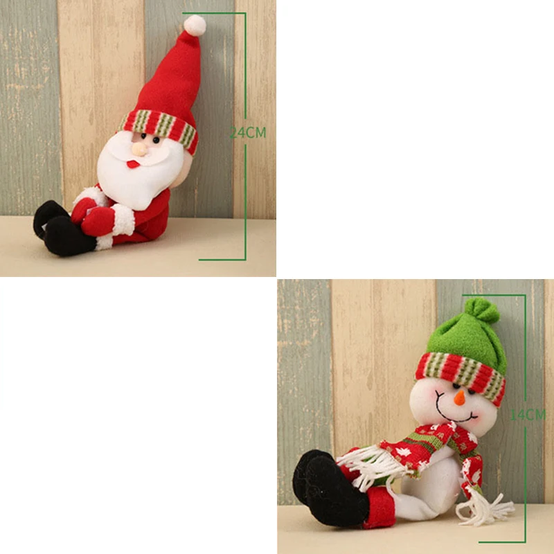 

Latest Xmas Gift Christmas Decorations Santa Claus Snowman Wine Bottle Dust Cover Dinner Table Decor Noel New Year Presents