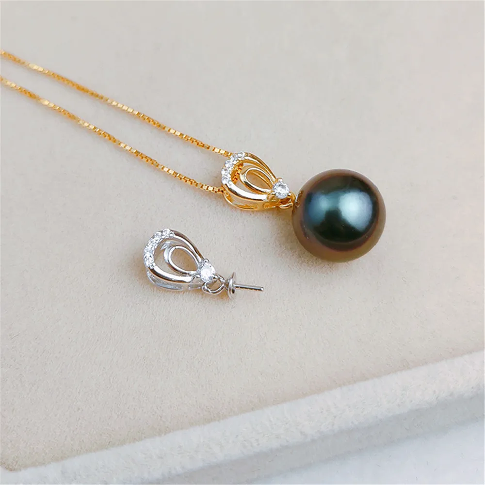 1PCS Pearl Tray End Cap S925 Sterling Silver Bead Caps Clasps Clip Fitting Round Beads Pendants DIY Necklace Findings
1PCS Pearl Tray End Cap S925 Sterling Silver Bead Caps Clasps Clip Fitting Round Beads Pendants DIY Necklace Findings