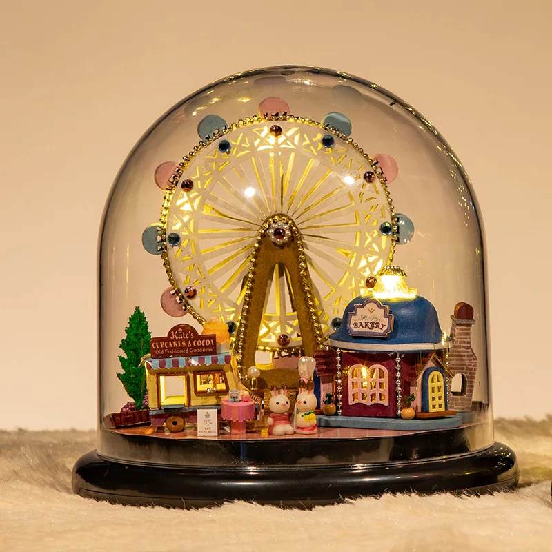 Children's handmade DIY 3D Puzzle tour music box for girls music box mechanism music decor DIY Birthday gifts for girls Xmas
Children's handmade DIY 3D Puzzle tour music box for girls music box mechanism music decor DIY Birthday gifts for girls Xmas