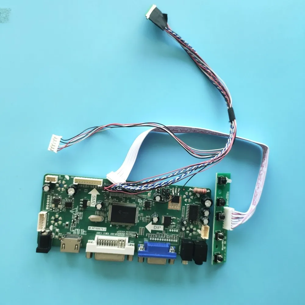 Комплект для A089SW01 V0 M.NT68676 светодиодный ЖК Дисплей HDMI совместимый DVI 1024X600 8 9 "VGA