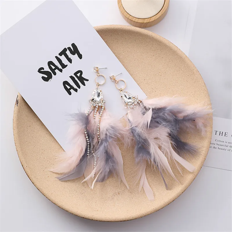 fuyo Ethnic Feather Tassel Dangle Earrings Vintage Bohemian Leaves Ear Drop Earrings Women Brincos Female pendientes Jewelry
fuyo Ethnic Feather Tassel Dangle Earrings Vintage Bohemian Leaves Ear Drop Earrings Women Brincos Female pendientes Jewelry