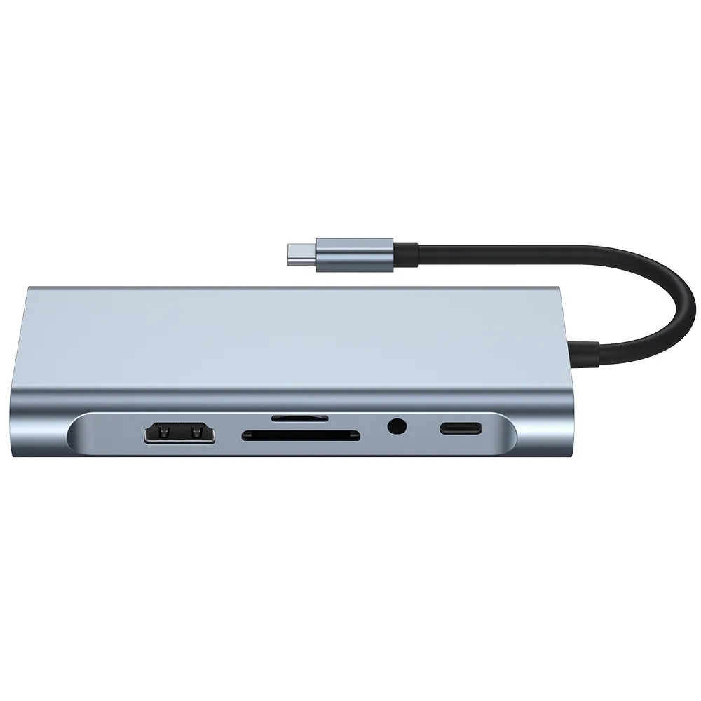 Type-c docking station 3.0hub is suitable for Huawei Apple 11-in-1 docking station
Type-c docking station 3.0hub is suitable for Huawei Apple 11-in-1 docking station