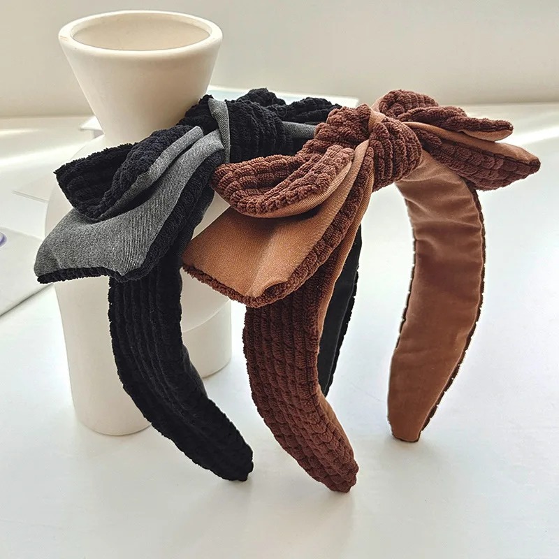 2021 Winter Knit Double Layers Bow Hairband Women Clips Hair Accessories Girls Headband Opaska Do Wlosow Bandeau Femme Diademas
2021 Winter Knit Double Layers Bow Hairband Women Clips Hair Accessories Girls Headband Opaska Do Wlosow Bandeau Femme Diademas