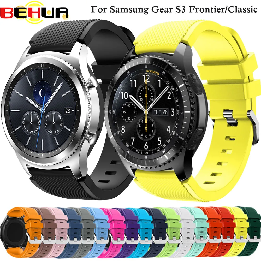 Gear S3 Frontier Classic Watch Band 22mm Silicone Sport Replacement Watch Men women's watches Strap for Samsung Gear S3 Bracelet
Gear S3 Frontier Classic Watch Band 22mm Silicone Sport Replacement Watch Men women's watches Strap for Samsung Gear S3 Bracelet