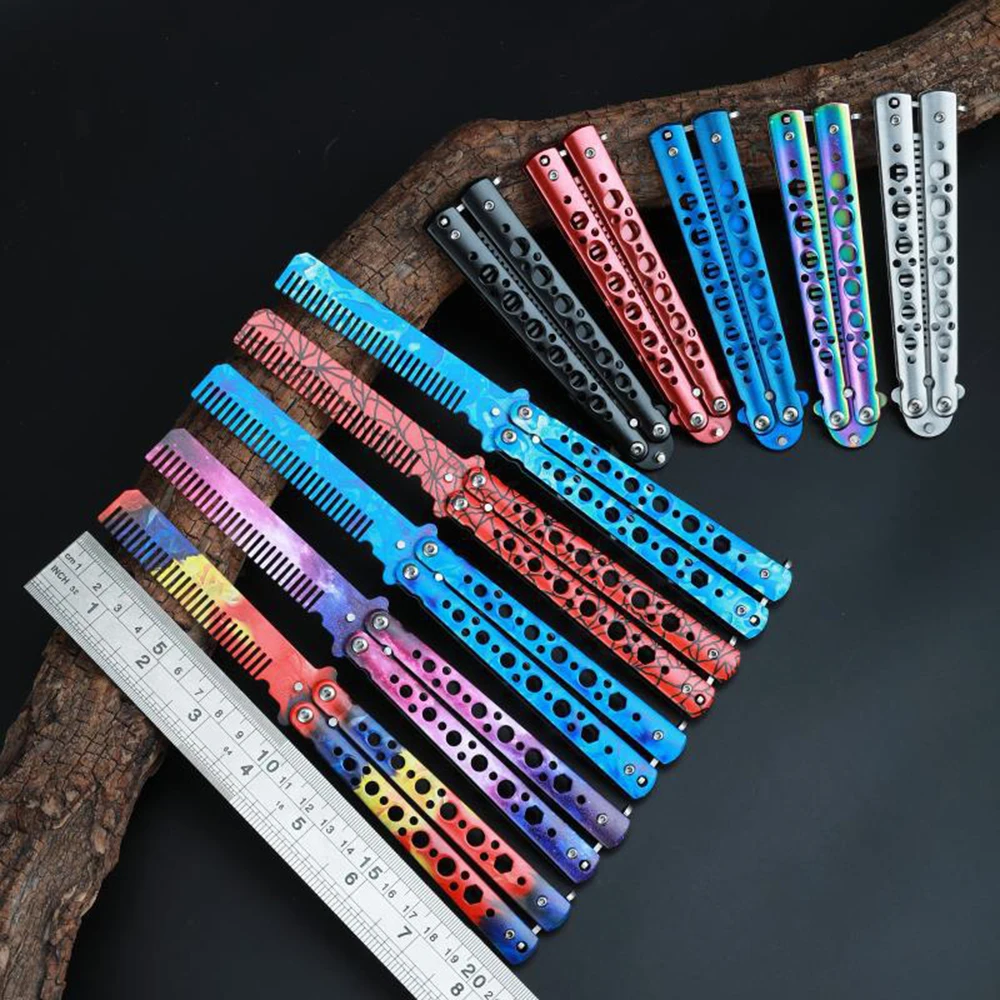 Butterfly Training Knife Tool Pliers Comb Spoon and fork style Foldable Blunt Not Edged Butterfly Knife Game Training Tool
Butterfly Training Knife Tool Pliers Comb Spoon and fork style Foldable Blunt Not Edged Butterfly Knife Game Training Tool