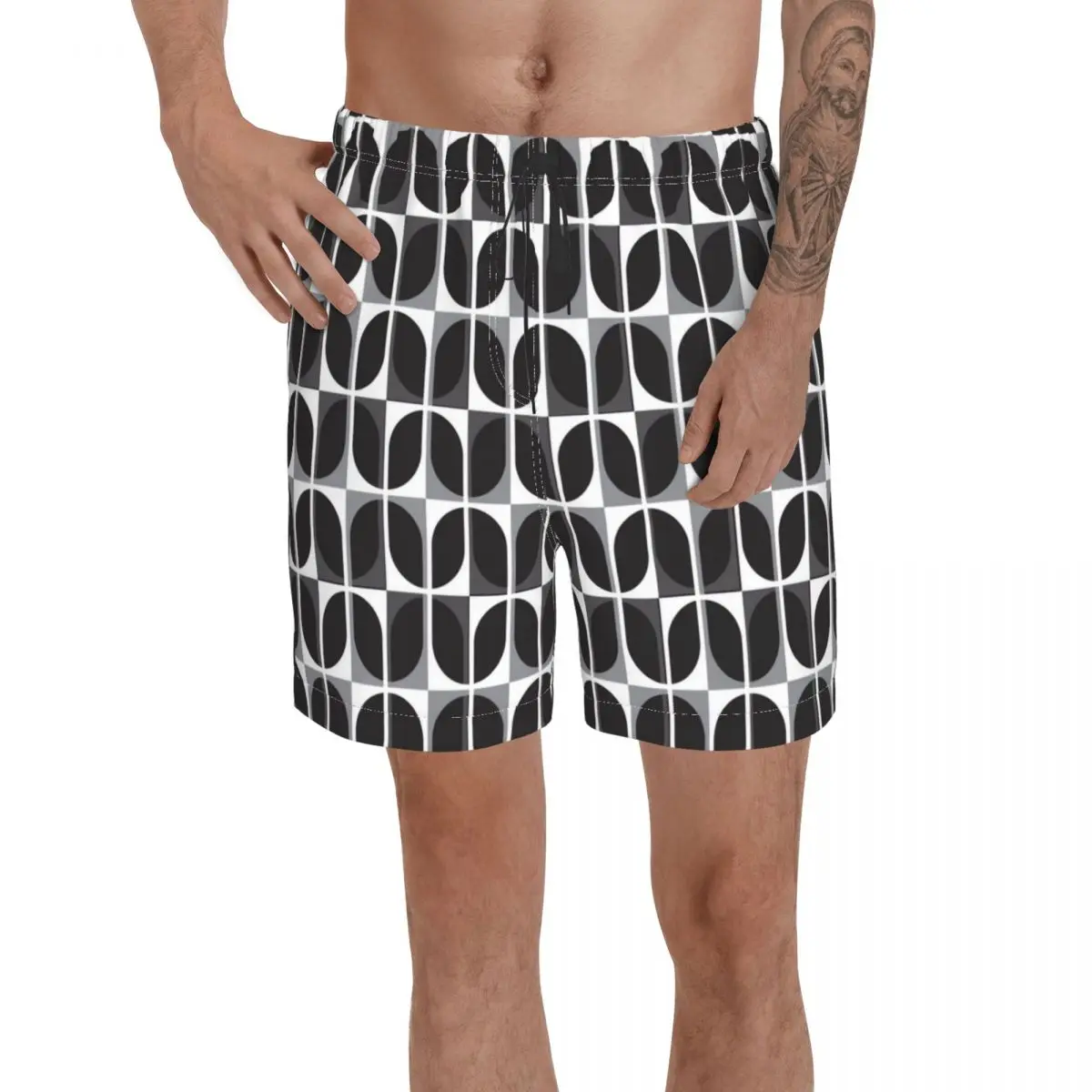 Мужские спортивные штаны геометрические Черные Серые кривые плавки для серфинга пляжа спортивные быстросохнущие сетчатые повседневные бр...
Мужские спортивные штаны геометрические Черные Серые кривые плавки для серфинга пляжа спортивные быстросохнущие сетчатые повседневные бр...
