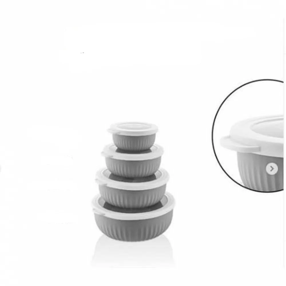 Vacuum Container 4 Pcs Luxury Transparent Cover Waterproof Moisture Air Dry Food Storage Cabinets, Refrigerator Black And White
Vacuum Container 4 Pcs Luxury Transparent Cover Waterproof Moisture Air Dry Food Storage Cabinets, Refrigerator Black And White