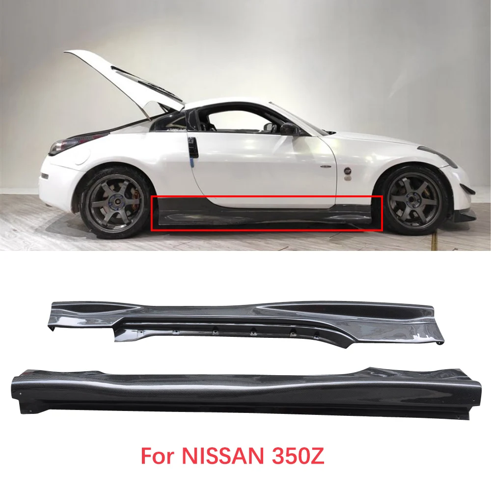 Real Carbon fiber / Matt Black Side Skirts Extension Lip For NISSAN 350Z 2003 - 2005 Side Bumper
Real Carbon fiber / Matt Black Side Skirts Extension Lip For NISSAN 350Z 2003 - 2005 Side Bumper
