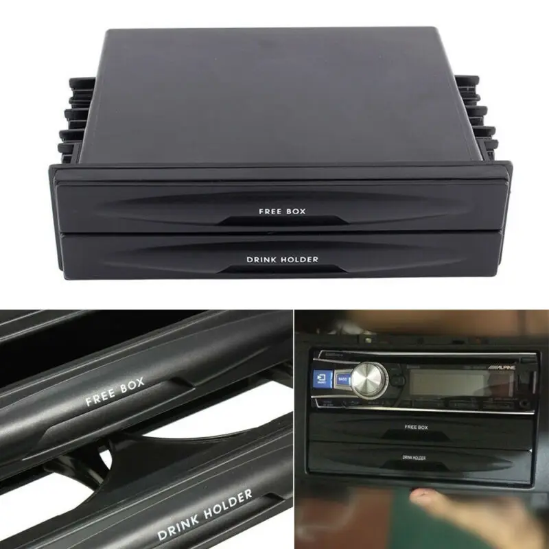 Car Storage Box Dash Trim Double Din Radio Pocket Drink Cup Storage Holder Box Universal High Quality 18cm X 12.8cm X 5cm
Car Storage Box Dash Trim Double Din Radio Pocket Drink Cup Storage Holder Box Universal High Quality 18cm X 12.8cm X 5cm