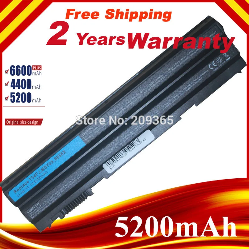 11.1V 5200mAh Laptop Battery For Dell Latitude E6420 E6520 E5520 E5420 E6430 E6530 Latitude E5430 NHXVW P8TC7
11.1V 5200mAh Laptop Battery For Dell Latitude E6420 E6520 E5520 E5420 E6430 E6530 Latitude E5430 NHXVW P8TC7