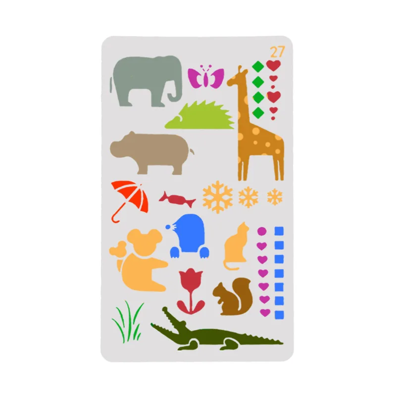 Childlike Animal Painting Template Diy Hollow Hand-painted Graffiti Cartoon Template Hand-written Newspaper
Childlike Animal Painting Template Diy Hollow Hand-painted Graffiti Cartoon Template Hand-written Newspaper