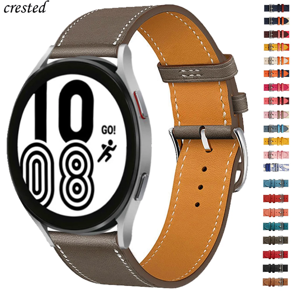 20mm 22mm Leather Band For Samsung Galaxy watch 4/Classic/46mm/42mm/Active 2/3/Huawei GT-2-3 Pro Bracelet Galaxy Watch 4 strap
20mm 22mm Leather Band For Samsung Galaxy watch 4/Classic/46mm/42mm/Active 2/3/Huawei GT-2-3 Pro Bracelet Galaxy Watch 4 strap